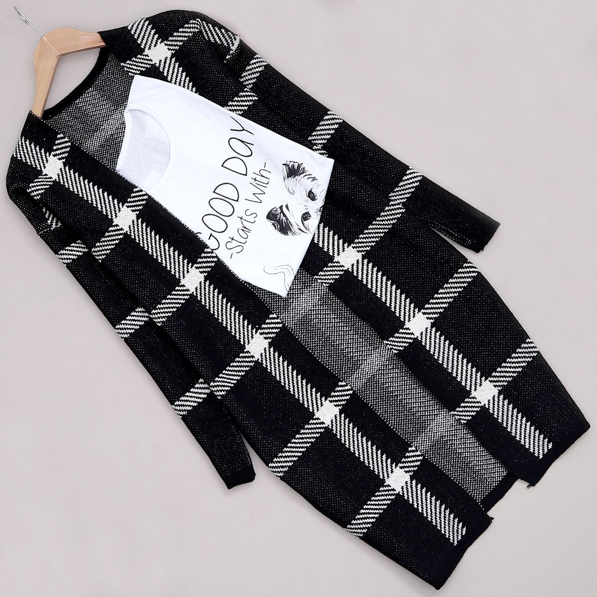 Siyah Uzun Hırka HRK155