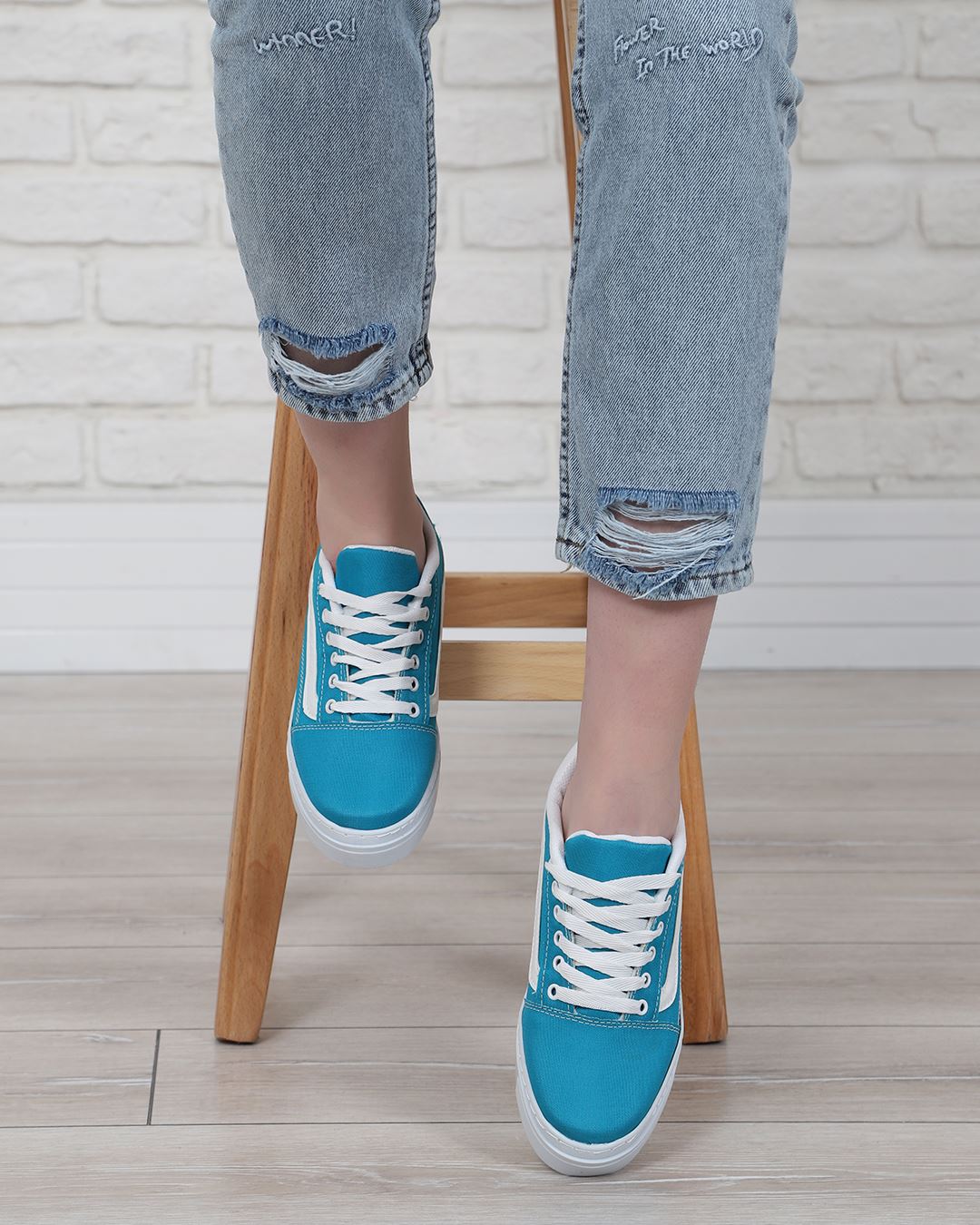 Turkuaz Vans Spor Ayakkabı AYK229