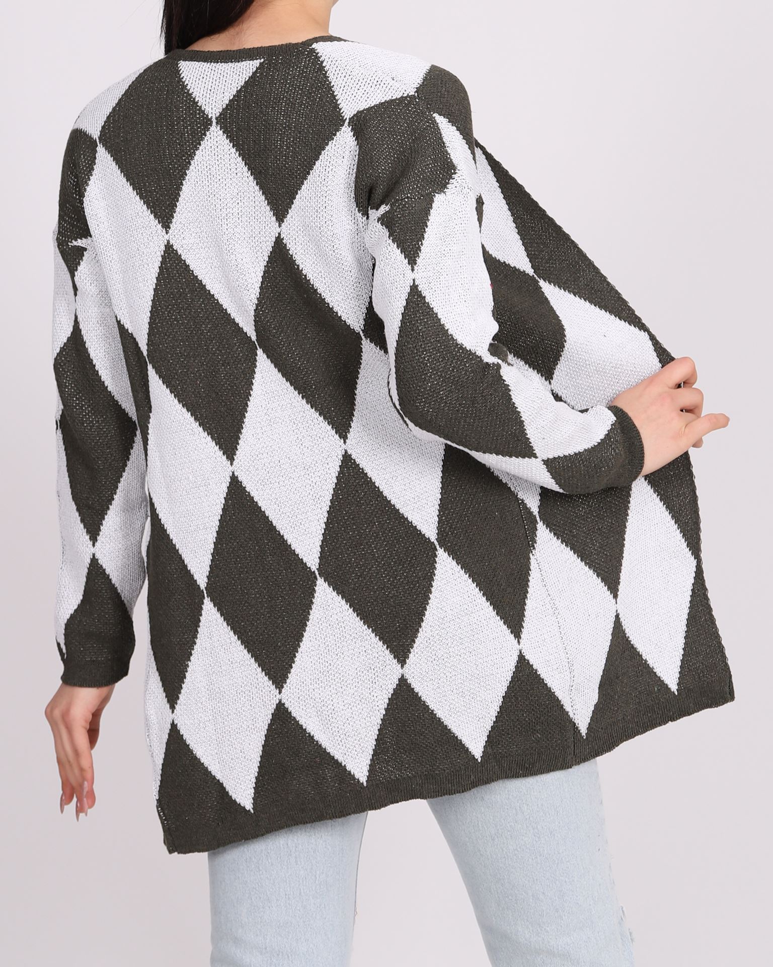 Haki Desenli Hırka HRK472