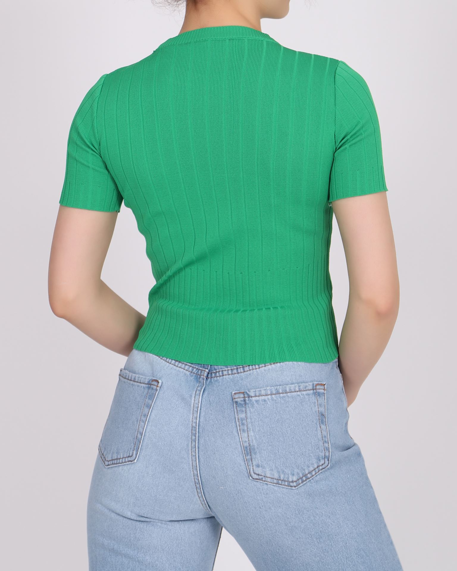 Triko Yeşil Bluz BLZ140