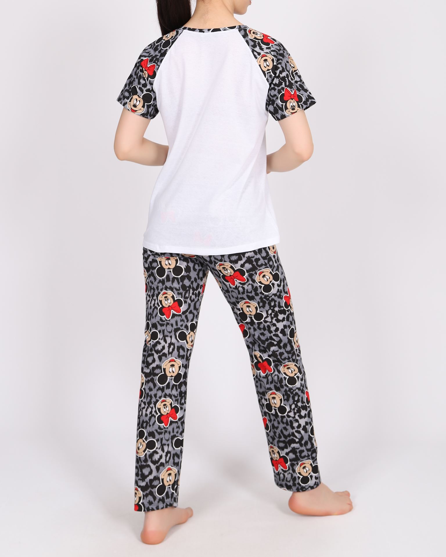 Uyku Bantlı Beyaz Pijama Takımı PJM1500