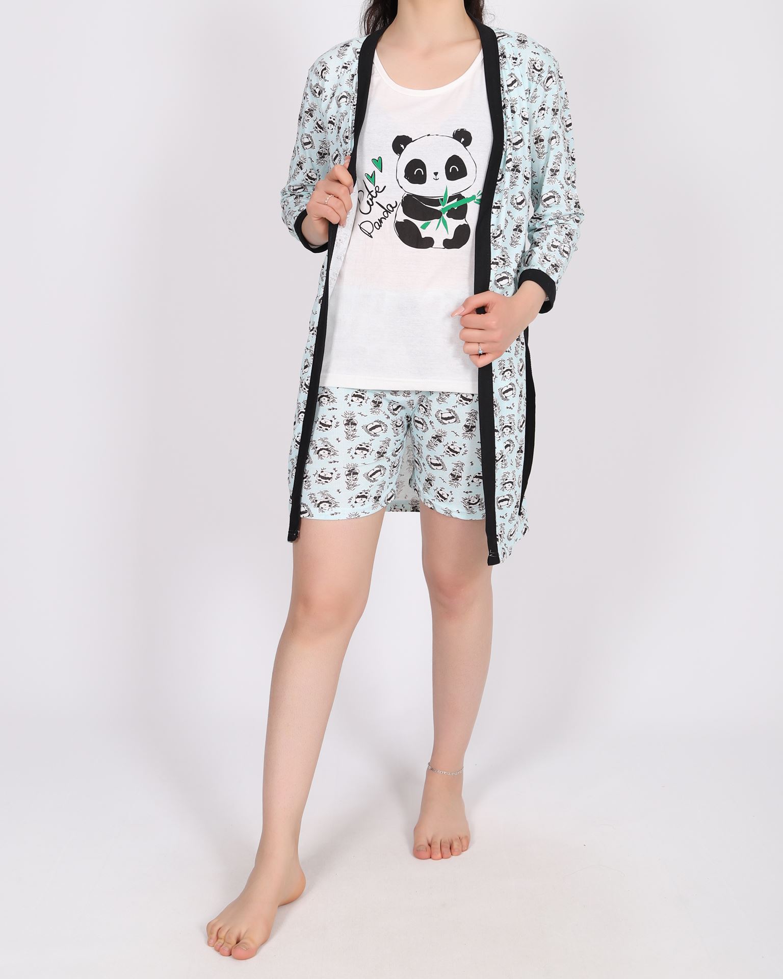 Mint 4'Lü Pijama Takımı PJM1506