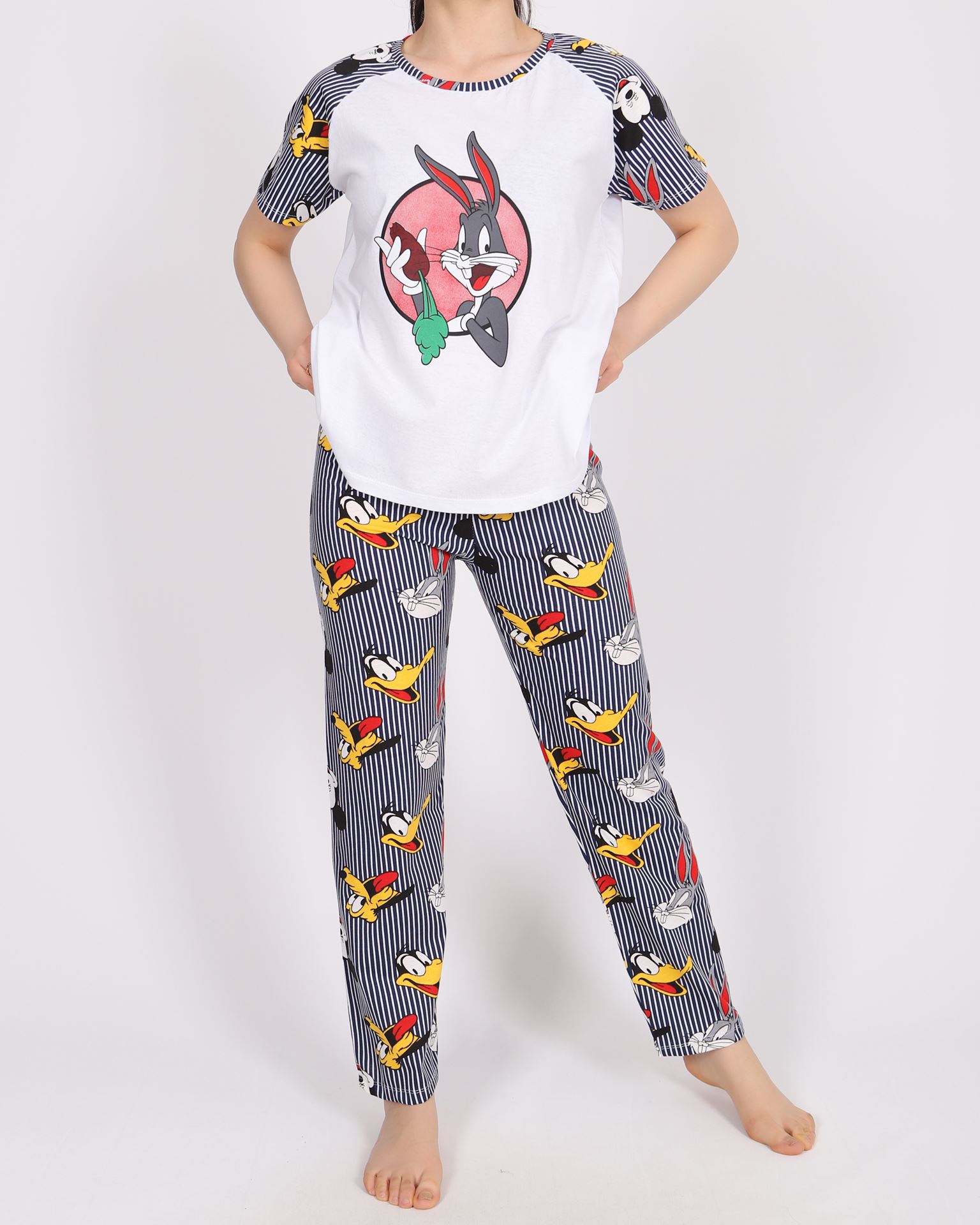 Uyku Bantlı Pijama Takımı PJM1516