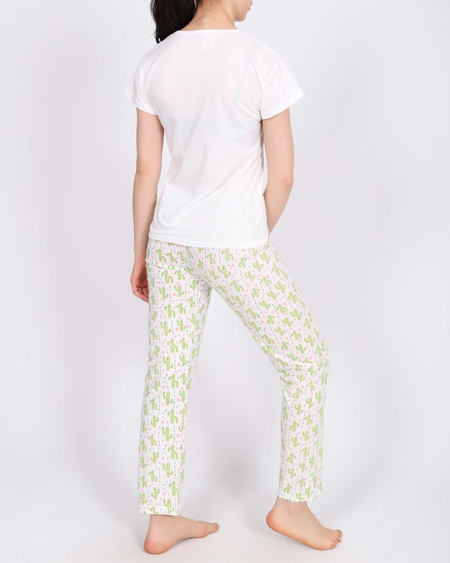 Beyaz Pijama Takımı PJM1522
