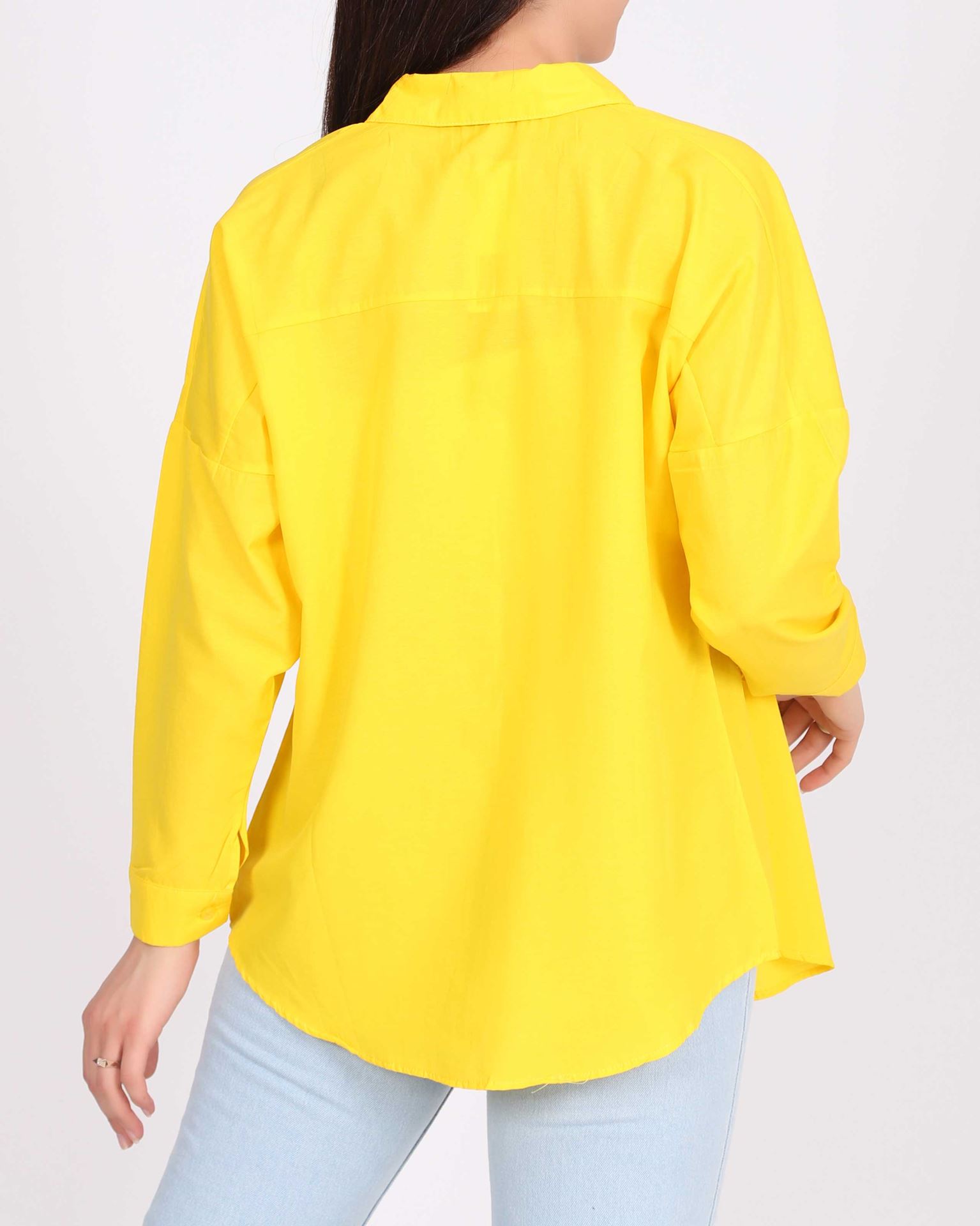 Sarı Oversize Gömlek GML088