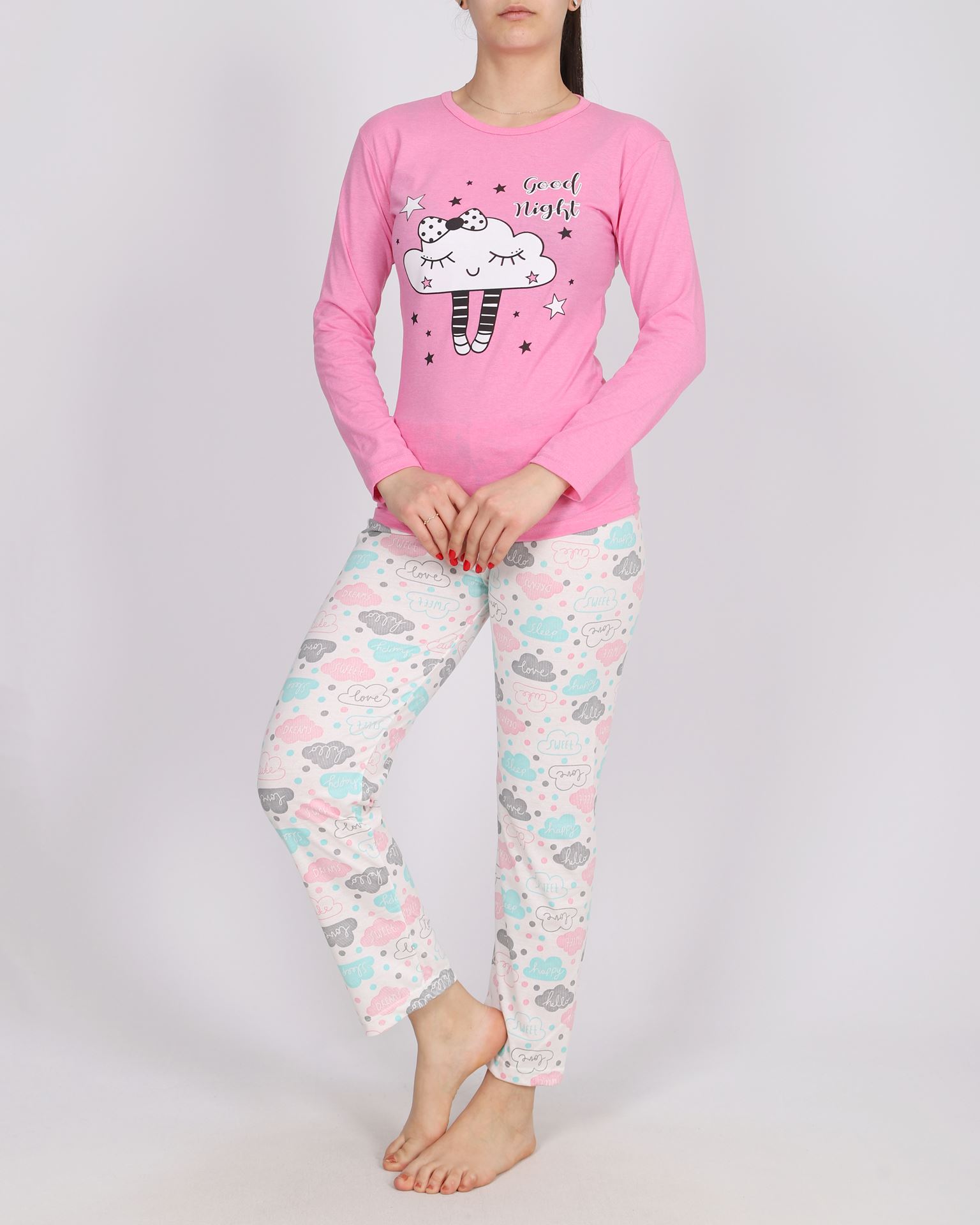 Pembe Pijama Takımı PJM1597