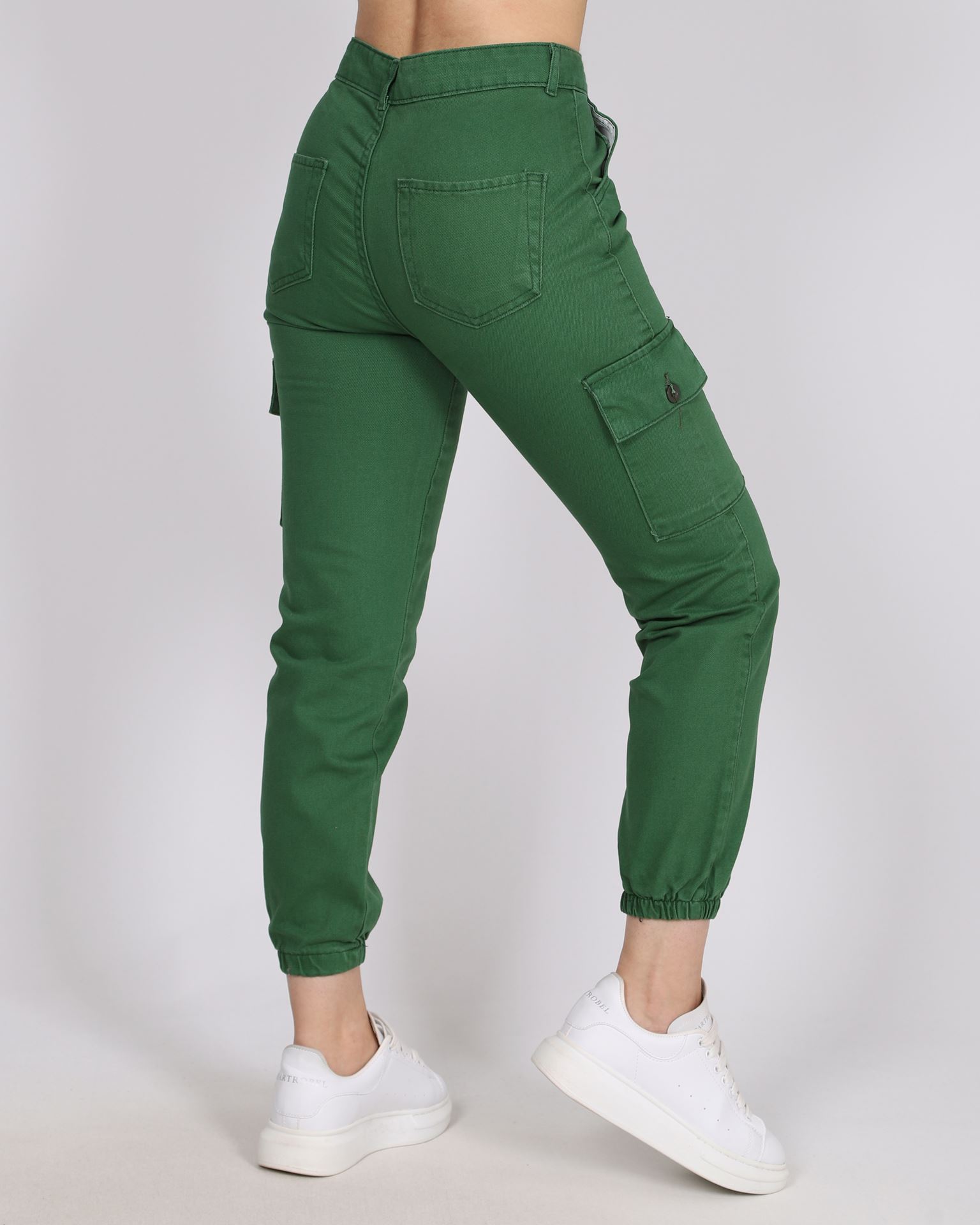 Yeşil Kargo Cep Kot Pantolon PNT508