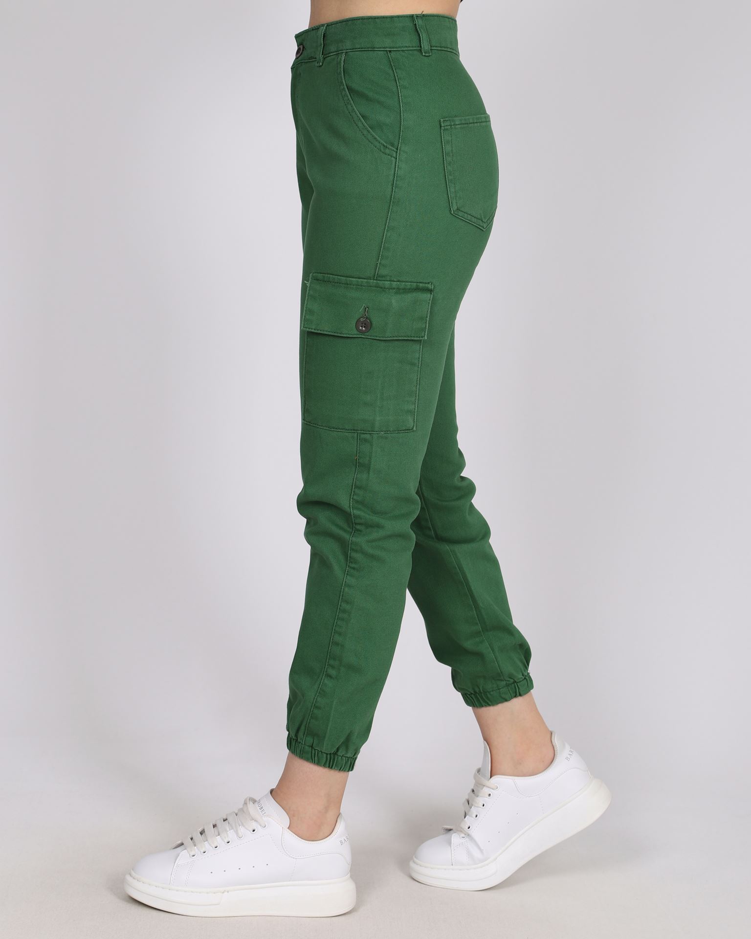 Yeşil Kargo Cep Kot Pantolon PNT508