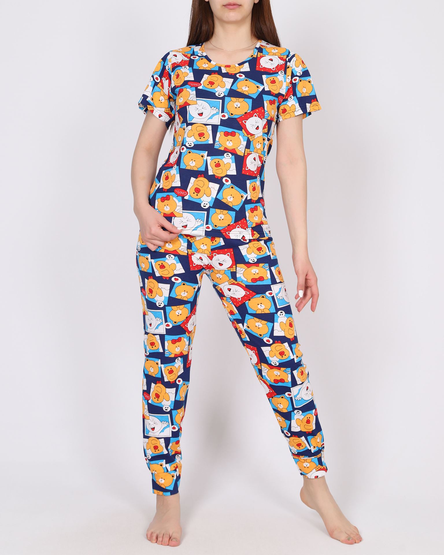 Uyku Bantlı Pijama Takımı PJM1652