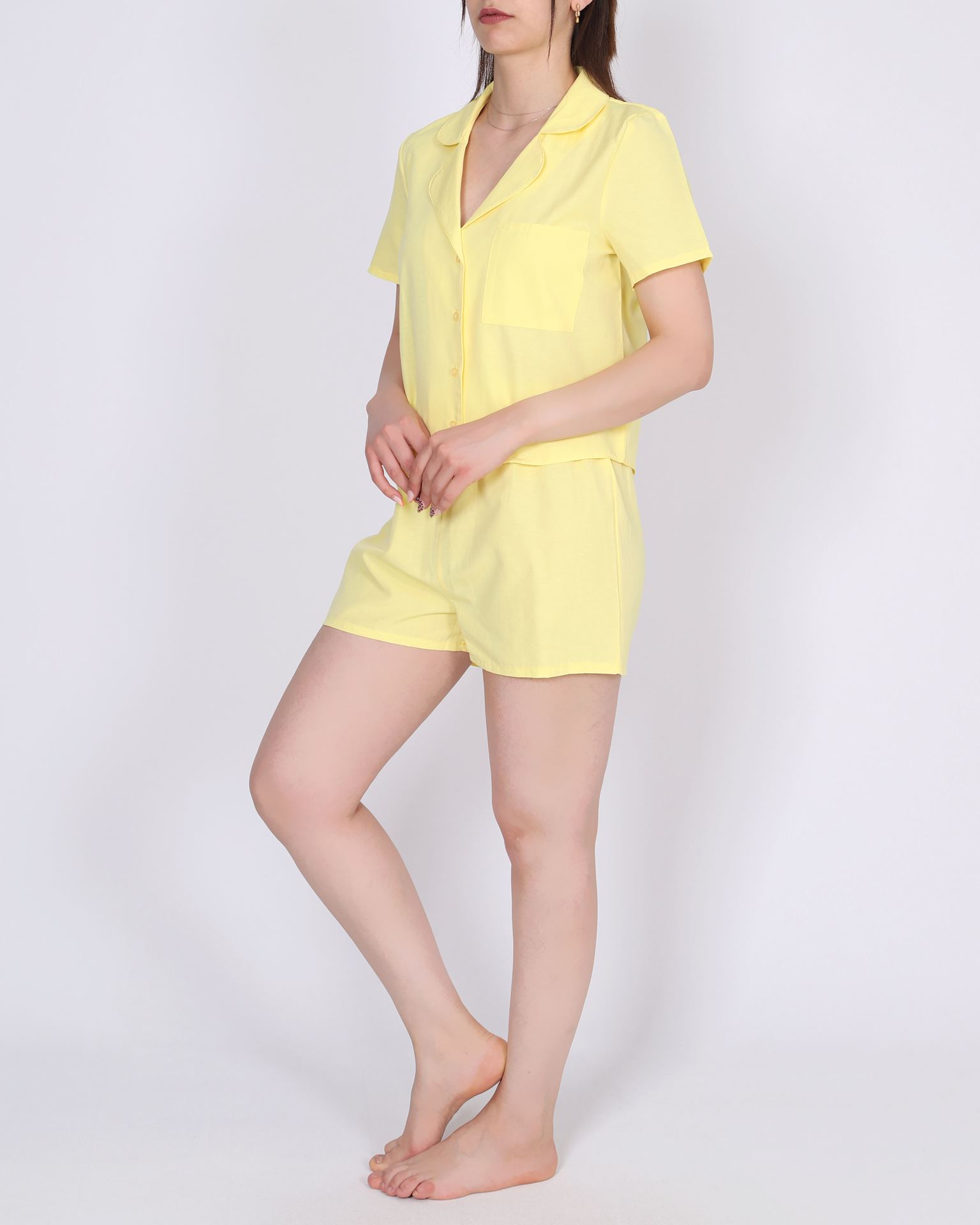 Sarı Pijama Takımı PJM1732