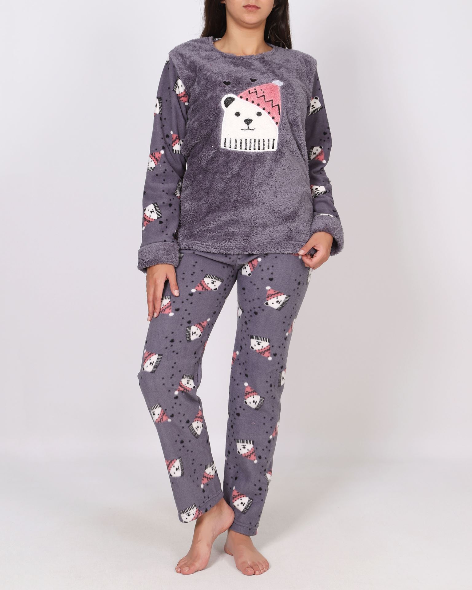 Welsoft Garnili Polar Pijama Takımı PJM1781