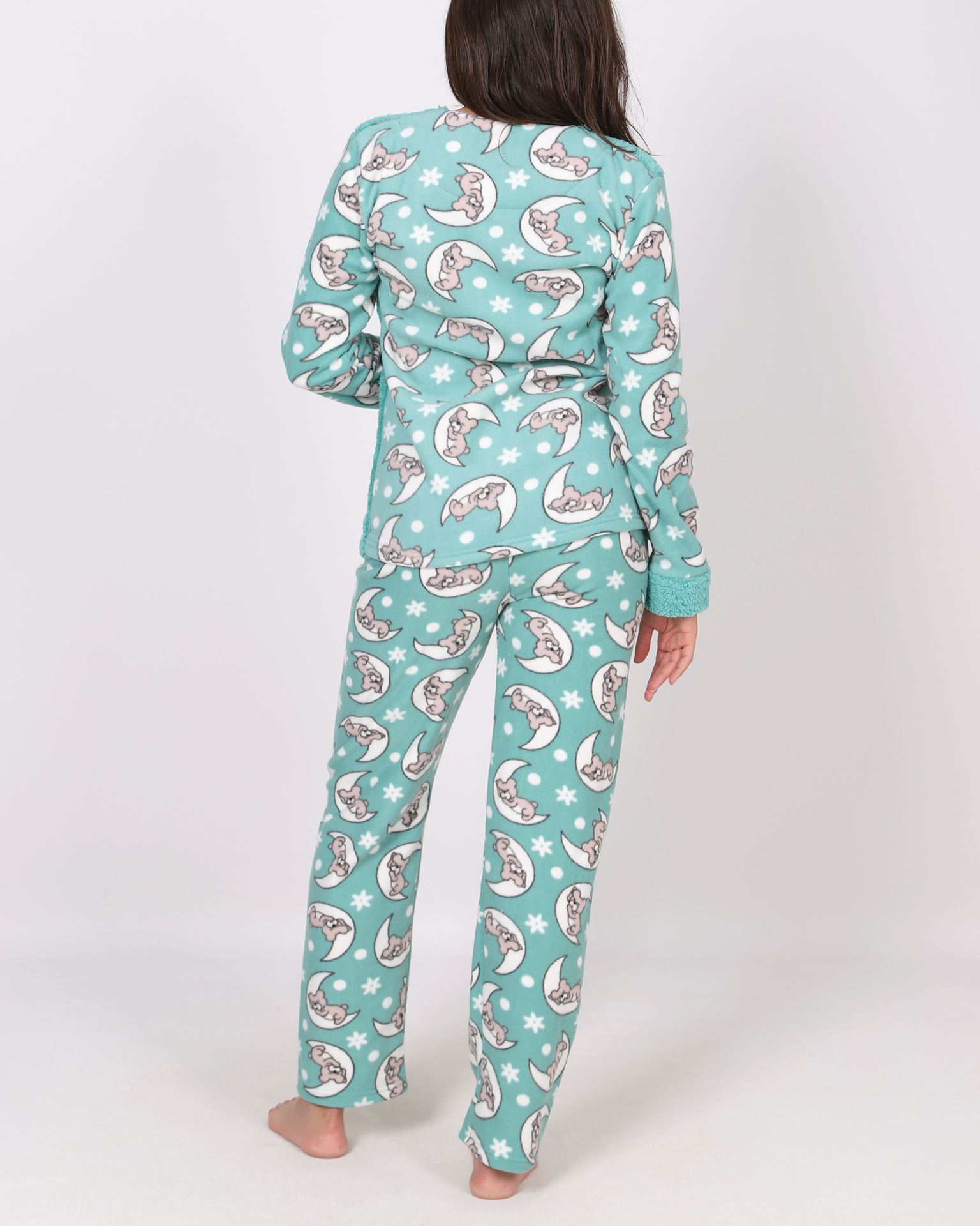 Welsoft Garnili Polar Pijama Takımı PJM1783