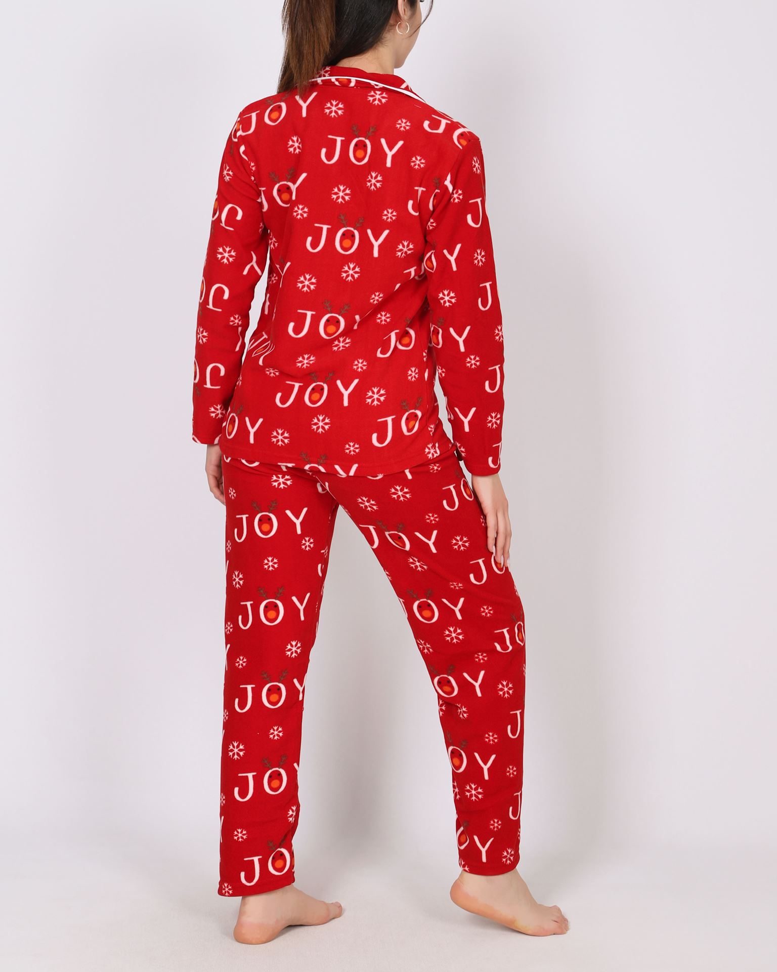 Kırmızı Polar Pijama Takımı PJM1850