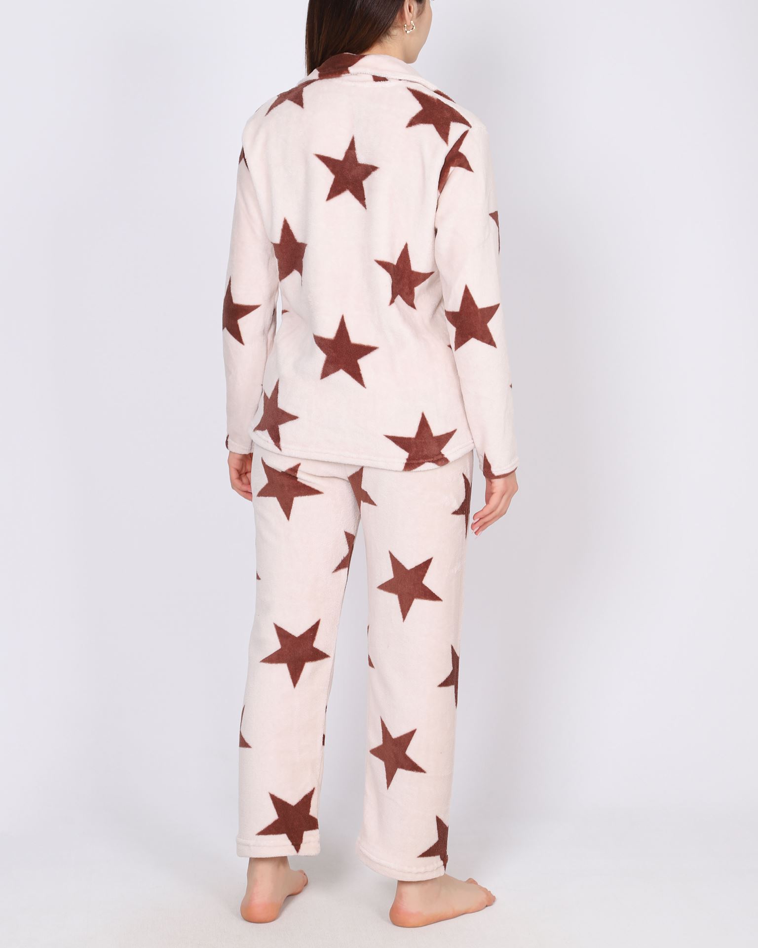 Ekru WellSoft Pijama Takımı PJM1868