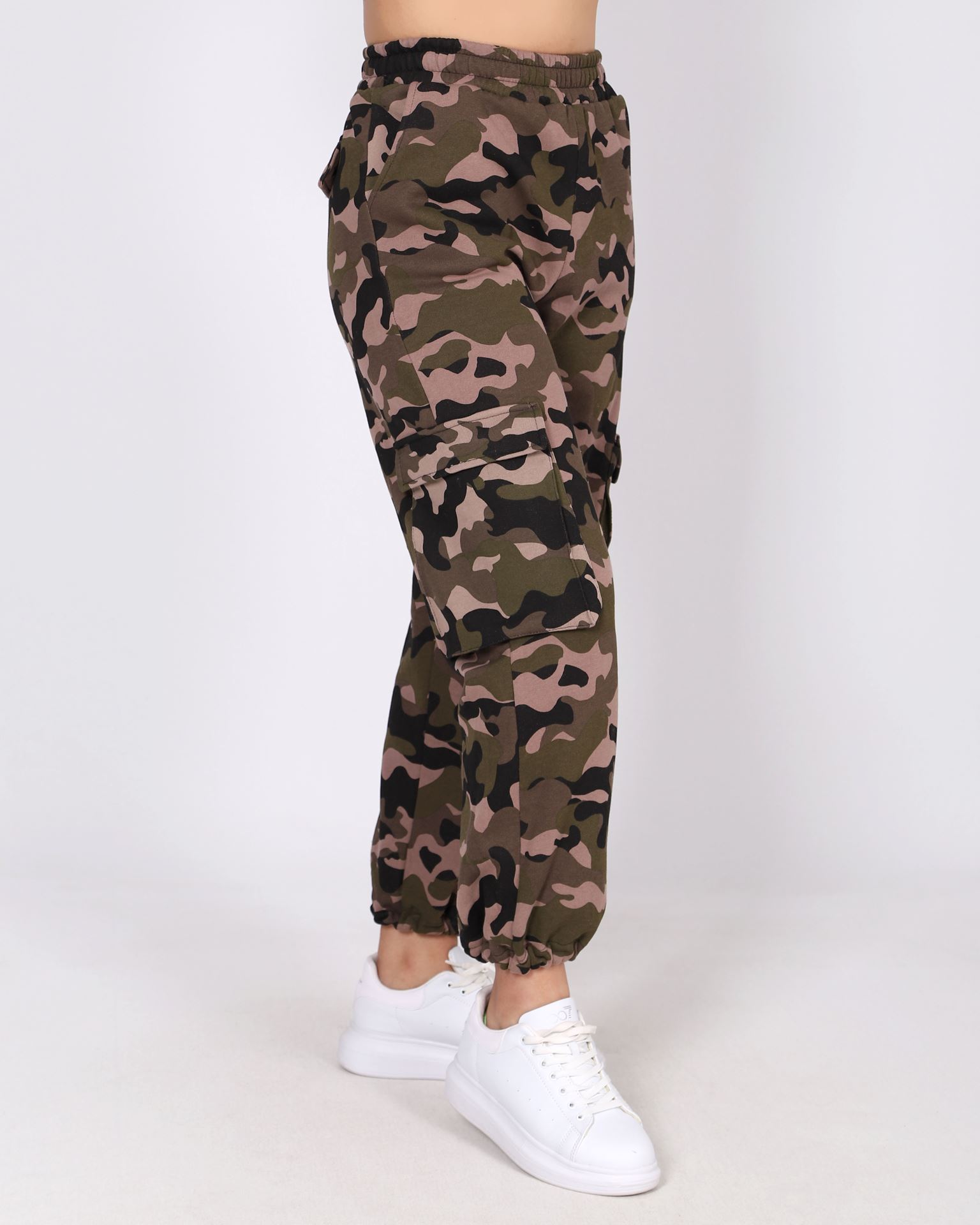 Kamuflaj Desenli Kargo Cepli Pantolon PNT910