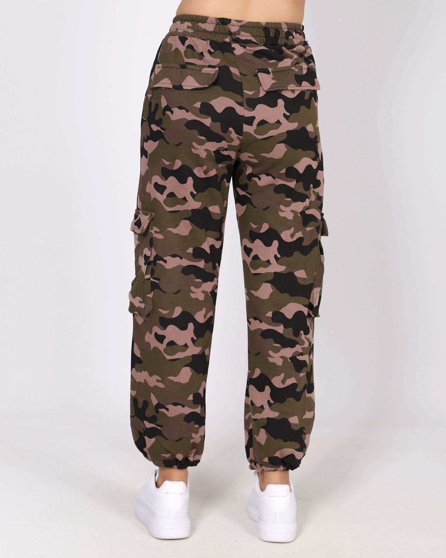 Kamuflaj Desenli Kargo Cepli Pantolon PNT910