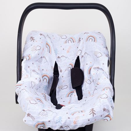 Puset Çarşafı Gökkuşak Desen BEC271