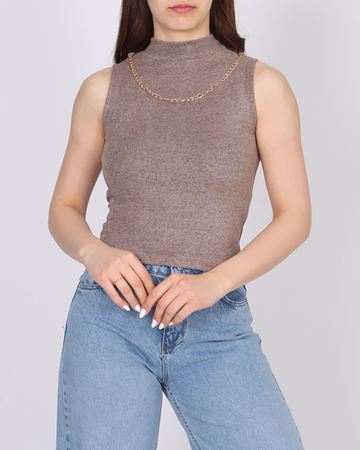 Kolye Tasarımlı Bluz BLZ346