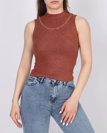 Kolye Tasarımlı Bluz BLZ354