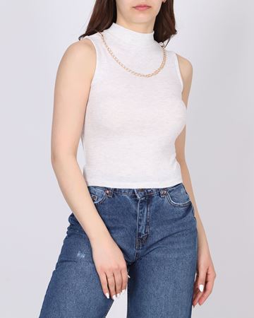 Kolye Tasarımlı Bluz BLZ355