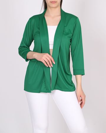 Yeşil Şal Yaka Duble Kol Ceket CKT457