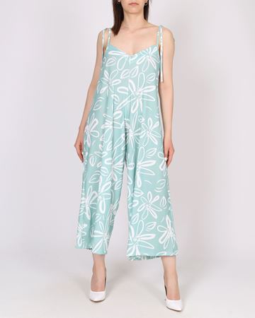 Su Yeşili Kolsuz Palazzo Tulum TLM491