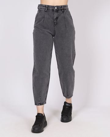 Füme Balon Mom Jean Likralı PNT749