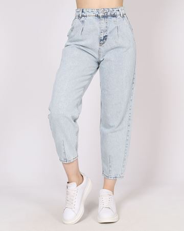 Kar Yıkama Balon Mom Jean Likralı PNT752