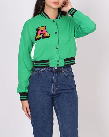 Yeşil Şardonlu Kolej Ceket CKT508