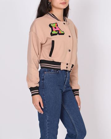 Kahve Şardonlu Kolej Ceket CKT511