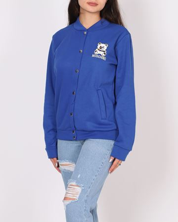 Mavi Üç İplik Şardonlu Kolej Ceket CKT512