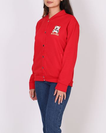 Kırmızı Üç İplik Şardonlu Kolej Ceket CKT514