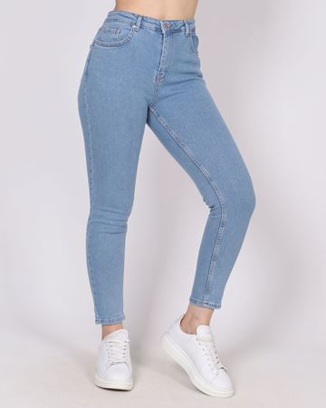 Mavi Yüksek Bel Slimfit Jean PNT781