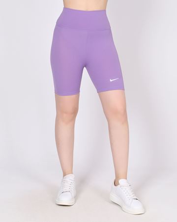 Lila Fitilli Baskılı Şort Tayt TYT314