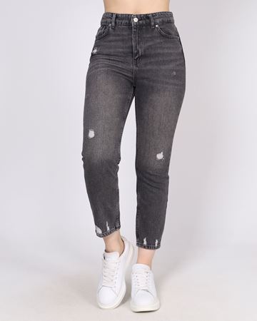 Füme Lazerli Mom Jean PNT802