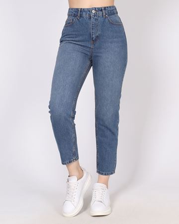 Mavi Eskitmeli Mom Jean PNT839