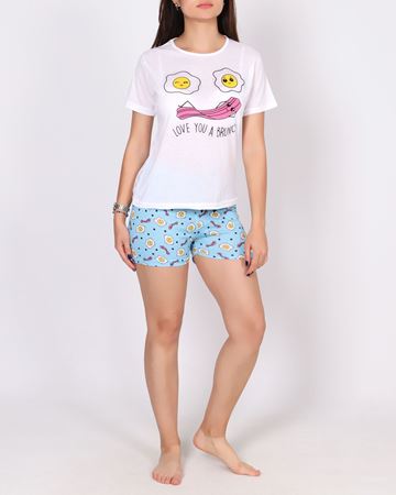 Şortlu Pijama Takımı PJM2027