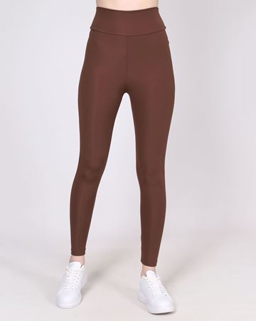 Kahverengi Yüksek Bel Toparlayıcı Tayt TYT337