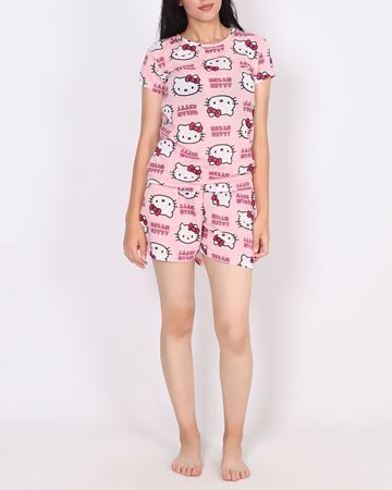 Pembe Şortlu Pijama Takımı PJM2051