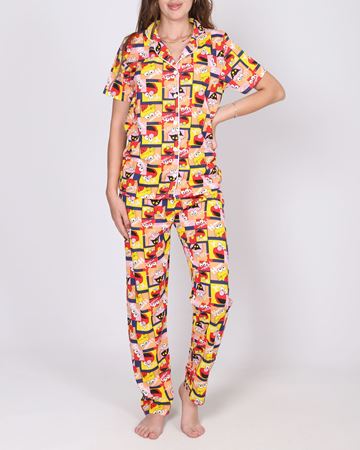 Gömlek Yaka Pijama Takımı PJM2059