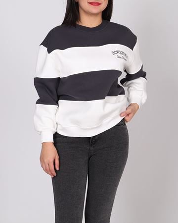 İki Renk Üç İplik Şardonlu Sweat SWT1080