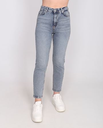 Eskitmeli Likralı Mom Jean PNT921