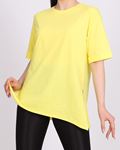 Sarı Duble Kol Yırtmaçlı T-shirt TSH265
