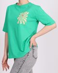 Yeşil Baskılı T-shirt TSH269