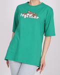 Yeşil Baskılı T-shirt TSH272