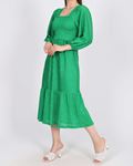Yeşil Gipeli Elbise ELB876