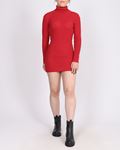 Kırmızı Triko Tunik Elbise TNK029