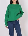 Yeşil Üç İplik Şardonlu Sweatshirt SWT999