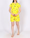 Sarı Şortlu Pijama Takımı PJM1923